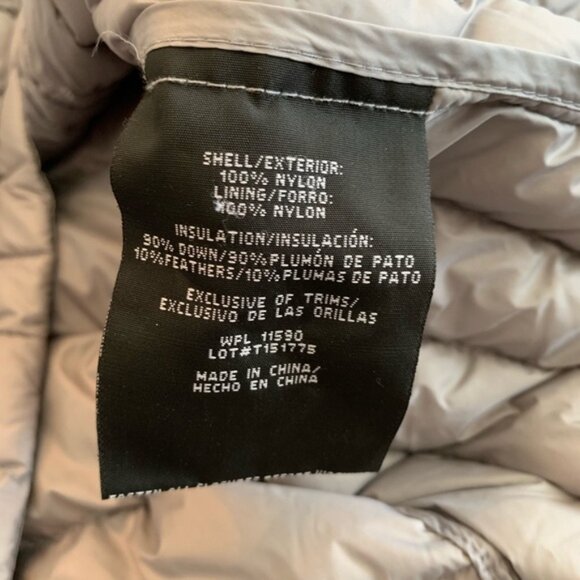 32 Degrees Light Gray Packable Down Puffer Jacket - Picture 6 of 8